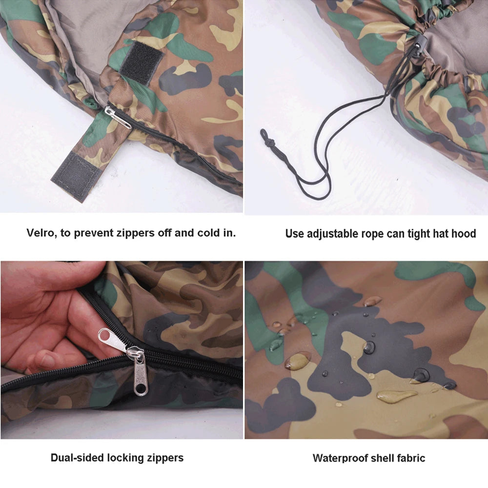 Desert & Fox Camouflage Sleeping Bag Ultralight