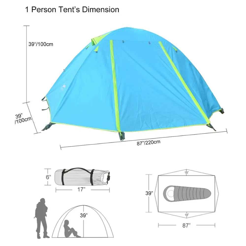 Desert & Fox 1 Person Hiking Tent