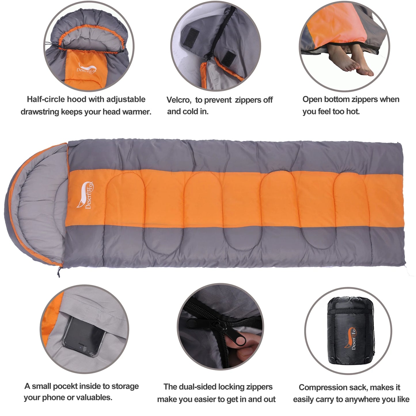 Desert & Fox Warm Sleeping Bags