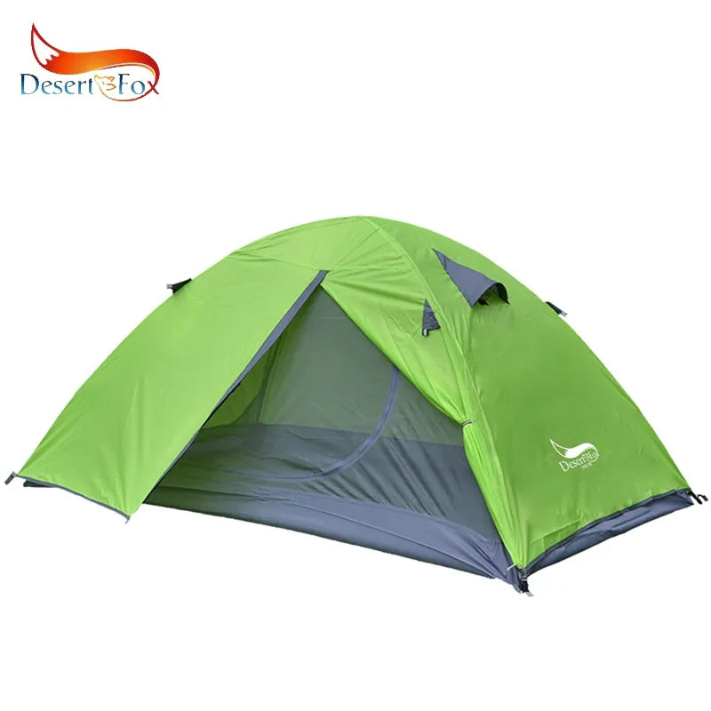 Desert & Fox 2 Person Aluminum Pole Lightweight Camping Tent