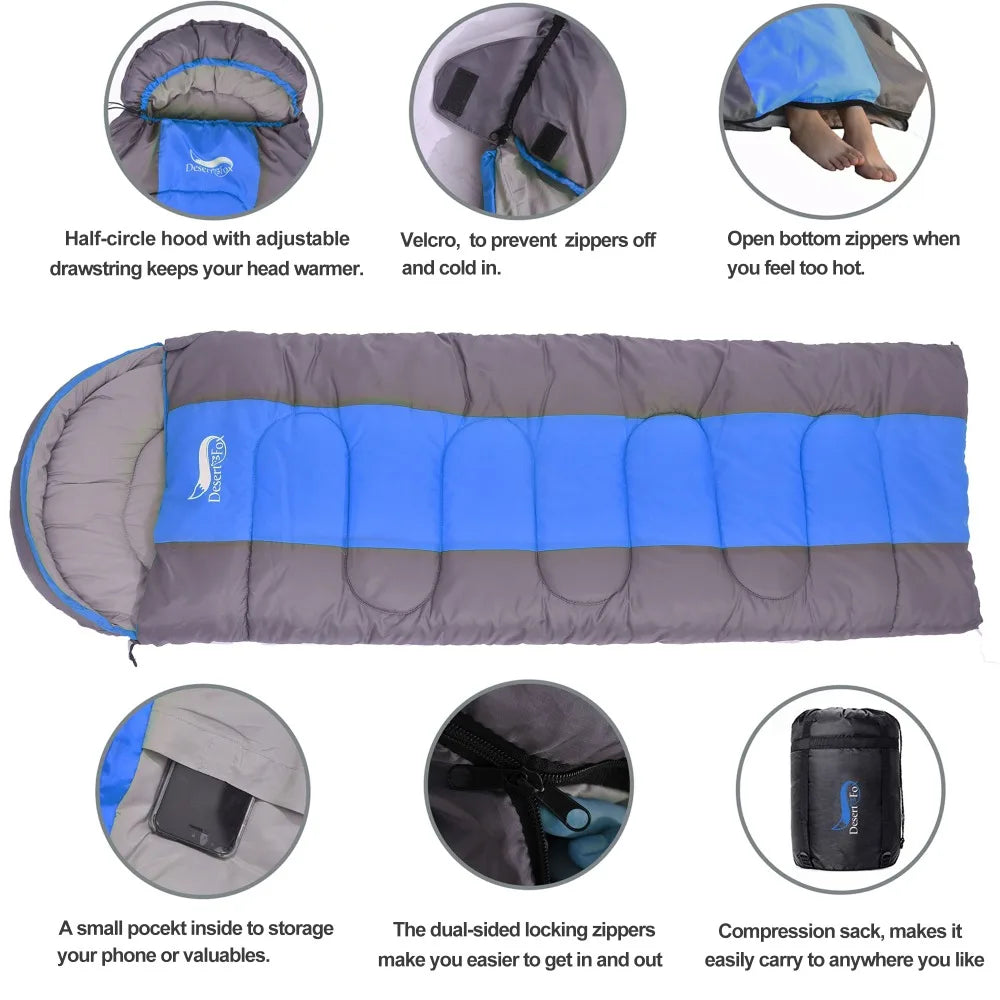 Desert & Fox Camping Sleeping Bag Lightweight