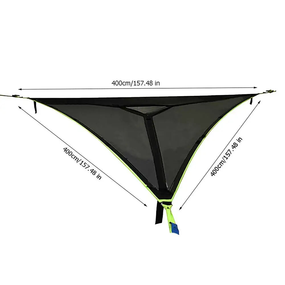 Portable Folding Aerial Triangle Hammock 3 Point Swing Hang Bed