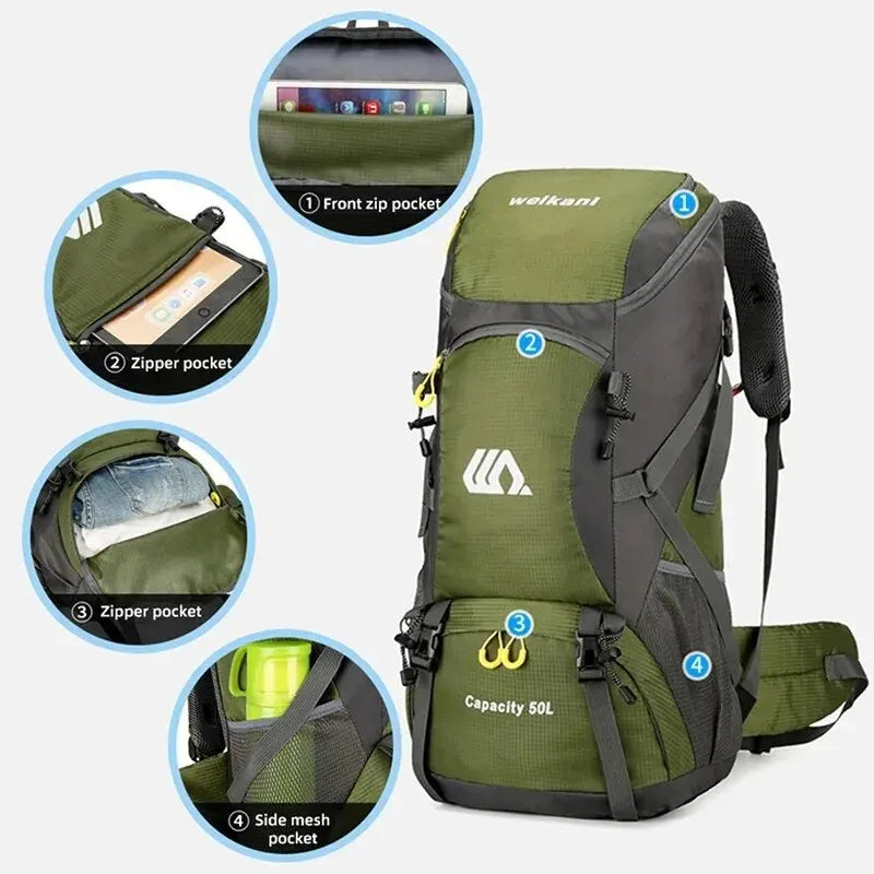 WEIKANI 50L Backpack