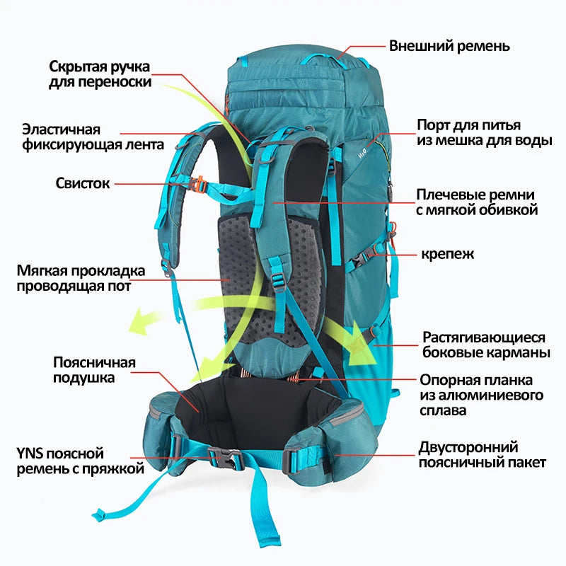 Naturehike 55L Hiking Backpack