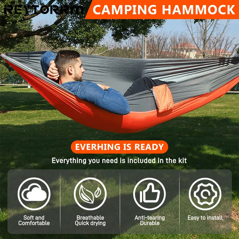 Camping Hammock Single 220x100cm Outdoor