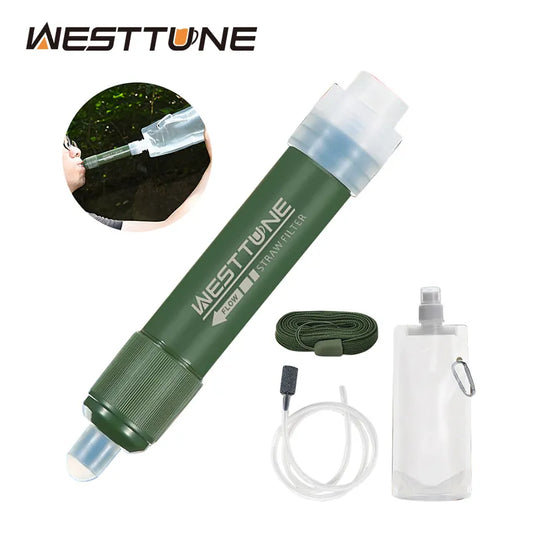 Westtune Outdoor Mini Camping Purification Water Filter Straw