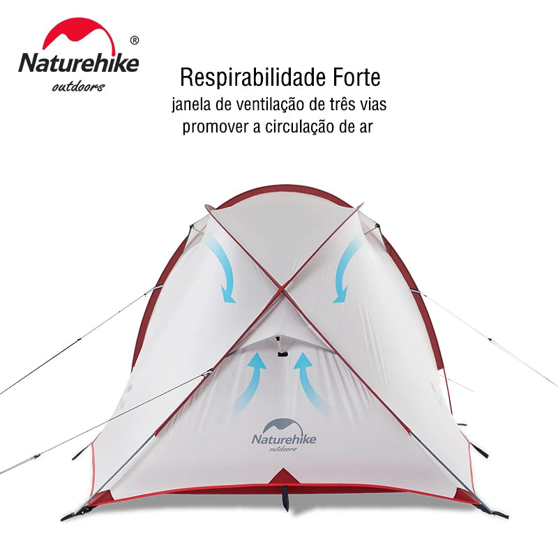 Naturehike 3 Person Travel Tent - Ultralight Waterproof