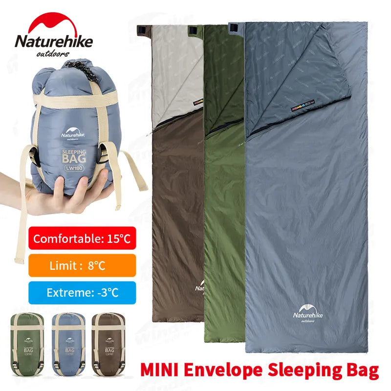 Naturehike LW180 Camping Sleeping Bag Ultralight