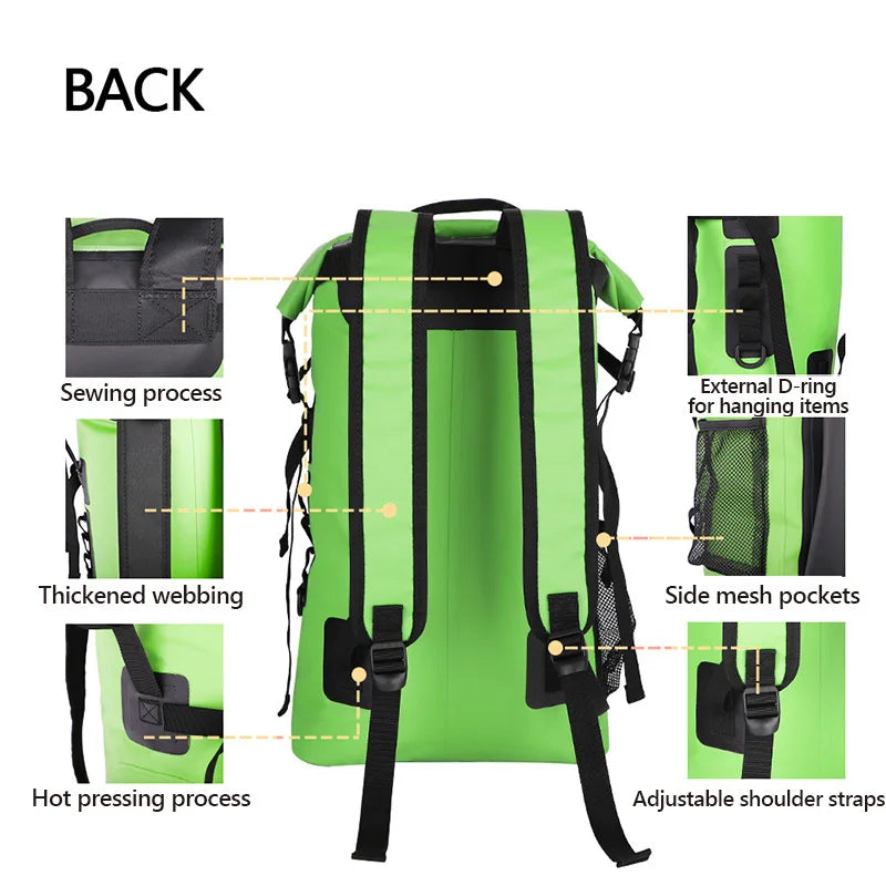 30L Waterproof Dry Bag - Backpack