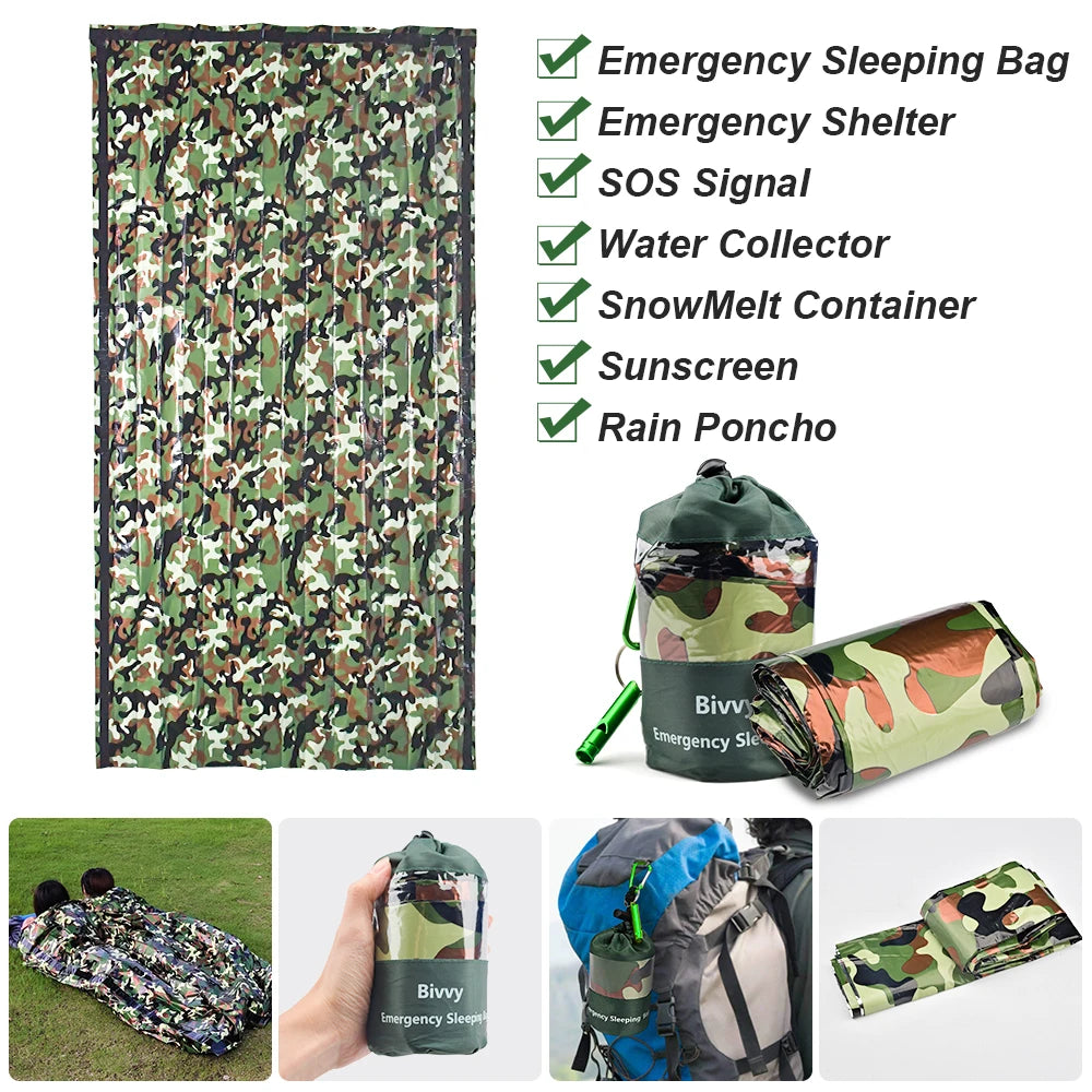 Waterproof Emergency Sleeping Bag 120x200cm